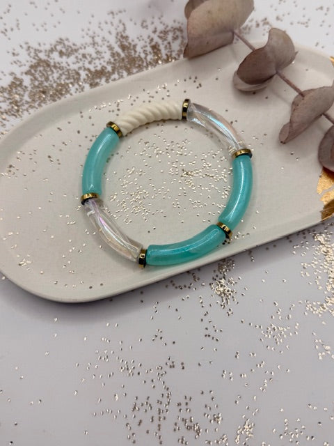 Bracelet tube - Les turquoises