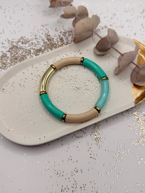 Bracelet tube - Les turquoises