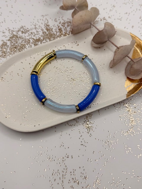 Bracelet tube - Les bleus