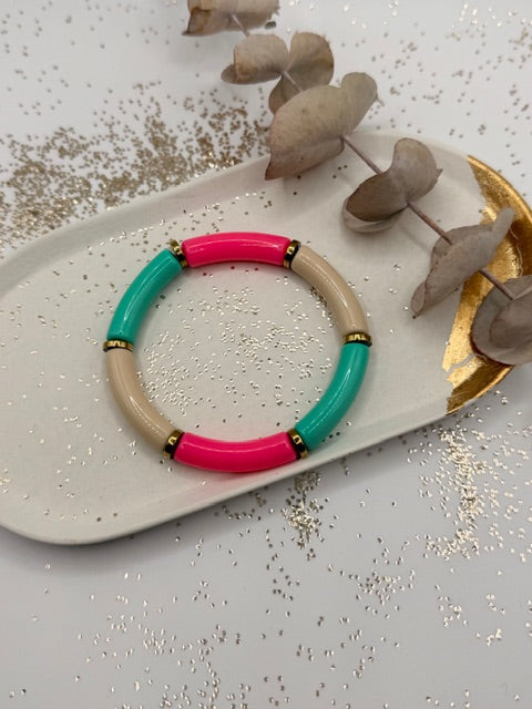 Bracelet tube - Les turquoises