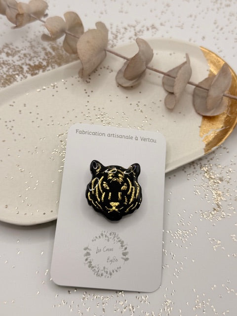 Broche - Fauve