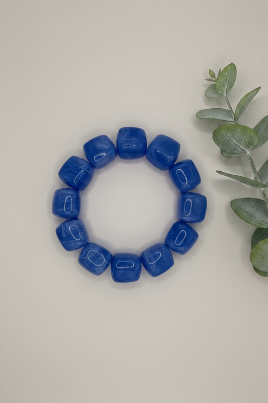 Bracelet cube - Bleu